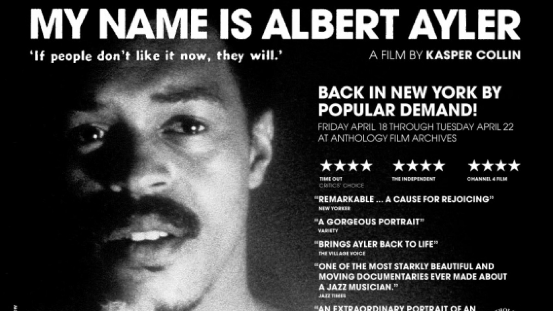 MY NAME IS ALBERT AYLER