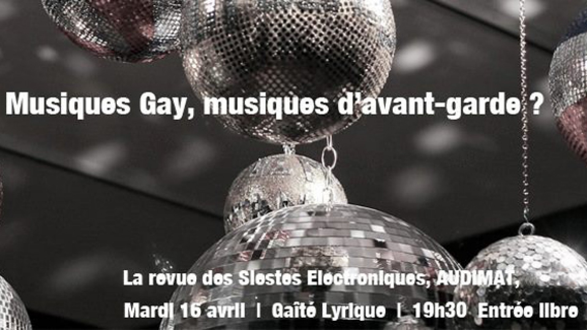 Musiques gay, musiques d'avant-garde&nbsp;?