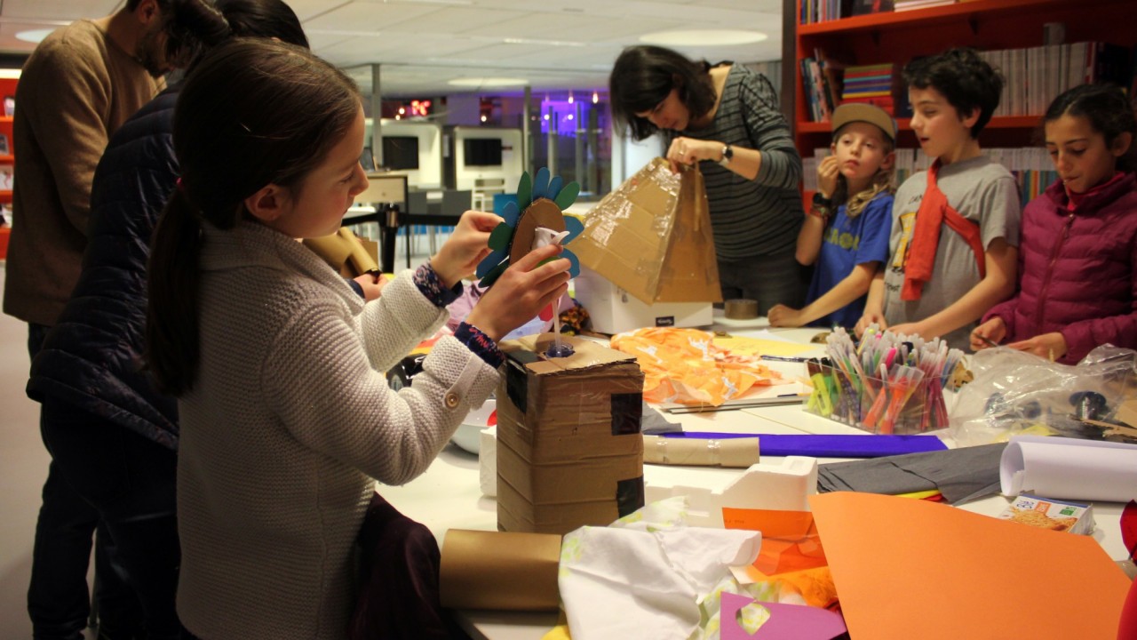 Des enfants créateurs d’ateliers