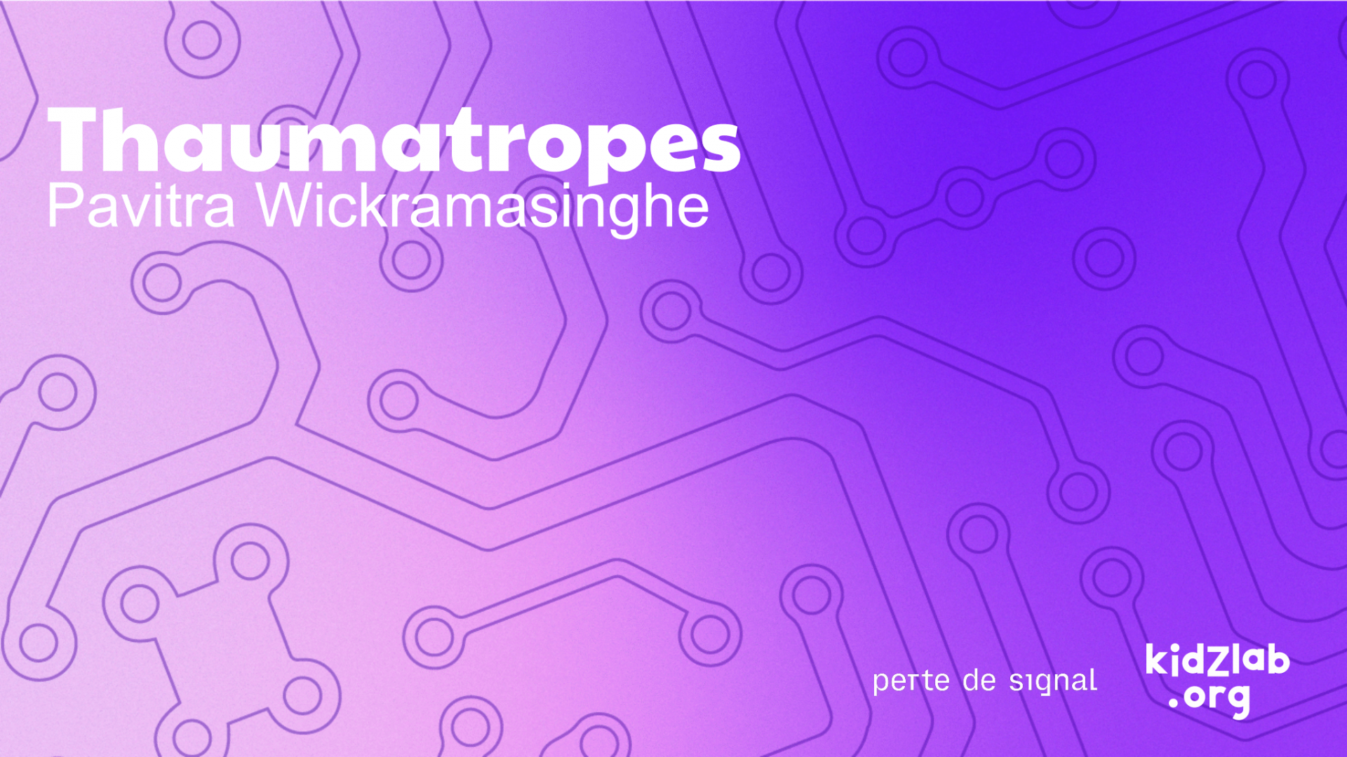 L'atelier du mois&nbsp;: Thaumatropes par Pavitra Wickramasinghe