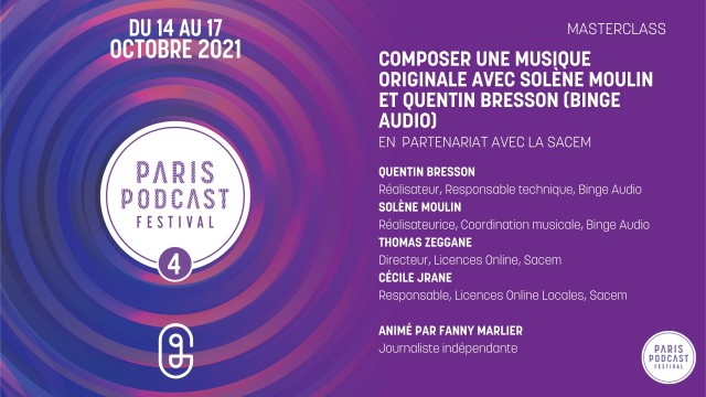 [Masterclass] Composer une musique originale