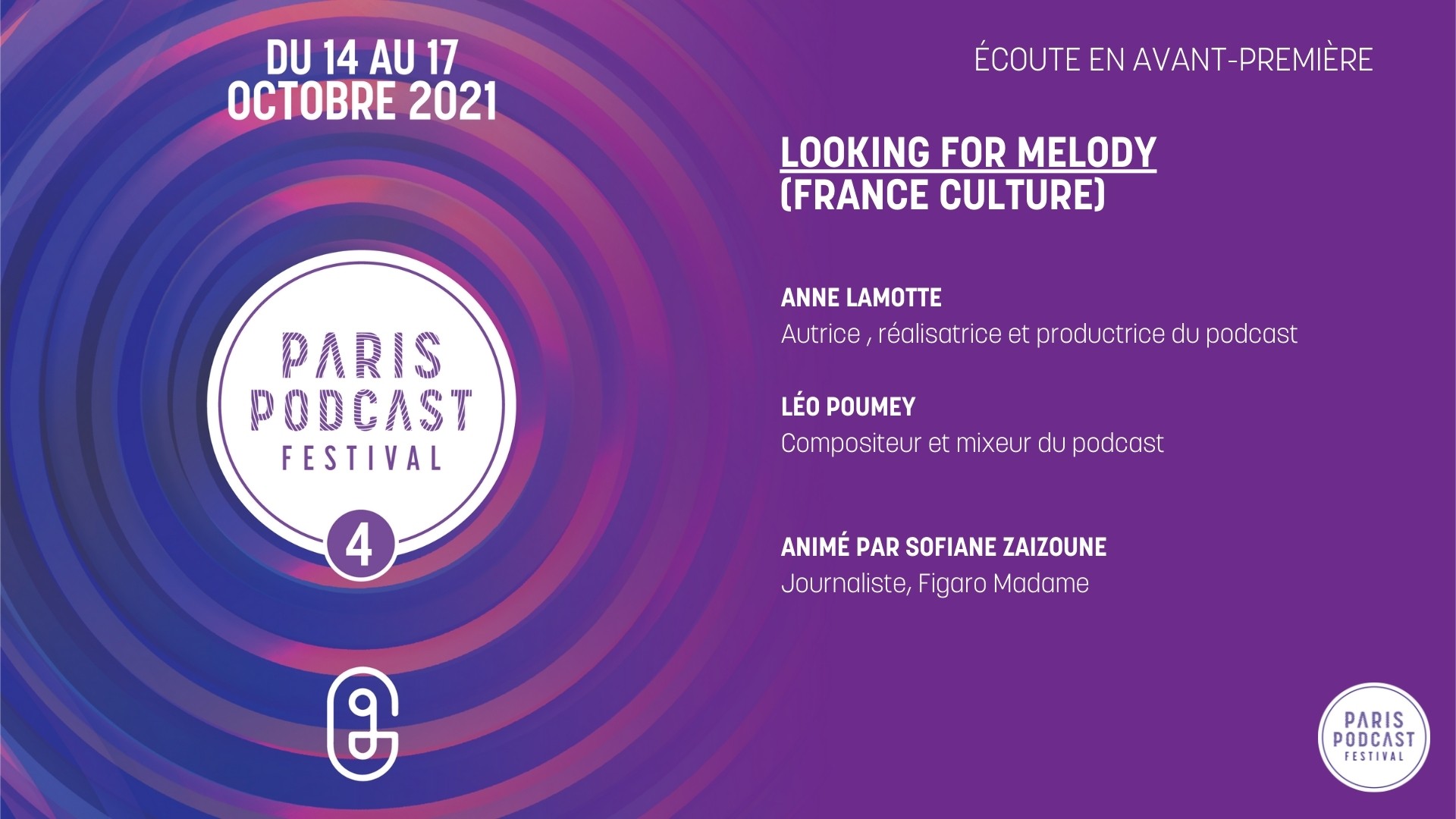 [Avant-première] Looking for Melody (France Culture)